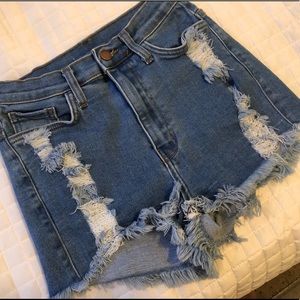 Fashion Nova Denim shorts